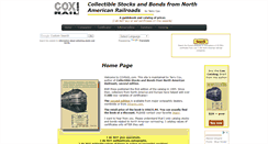 Desktop Screenshot of coxrail.com