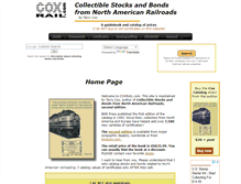 Tablet Screenshot of coxrail.com